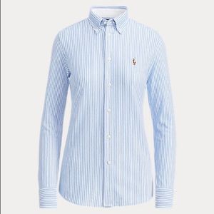 Polo Ralph Lauren Striped Knit Oxford Shirt